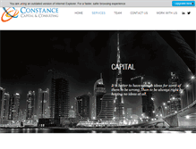 Tablet Screenshot of constancecapital.com